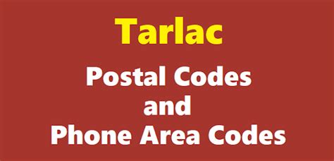 Tarlac Postal code .